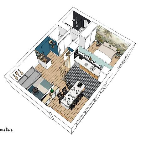Ilunabarra - Appartement Calme, Vue Mer, Parking - WiFi&Netflix Ciboure Exterior foto