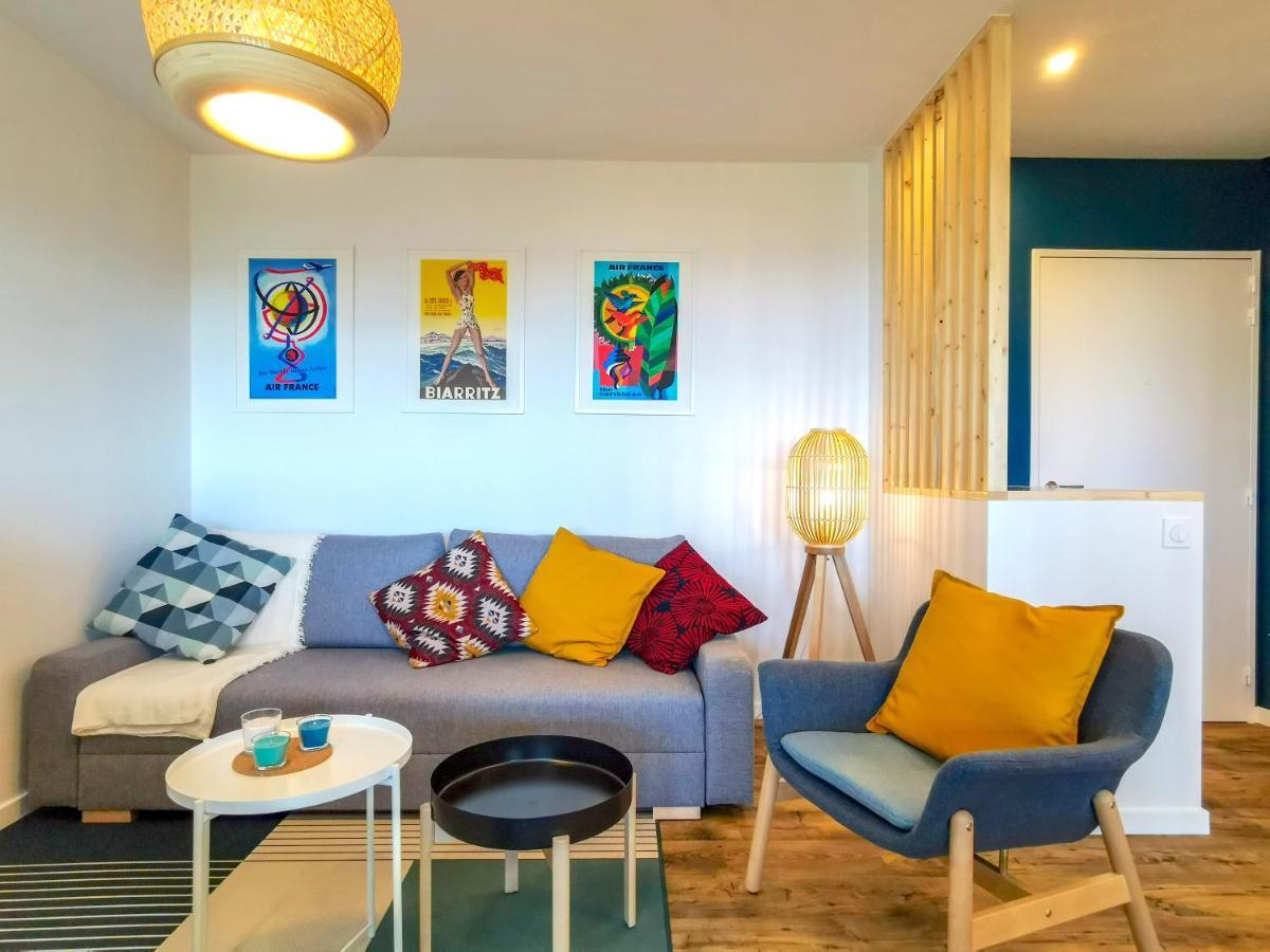 Ilunabarra - Appartement Calme, Vue Mer, Parking - WiFi&Netflix Ciboure Exterior foto